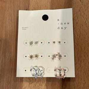 Six Pairs of A New Day Earrings